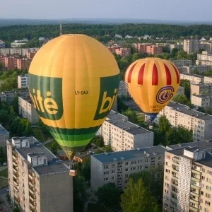 Hot air balloon ride over Alytus