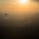 Sunset hot air balloon ride over Vilnius