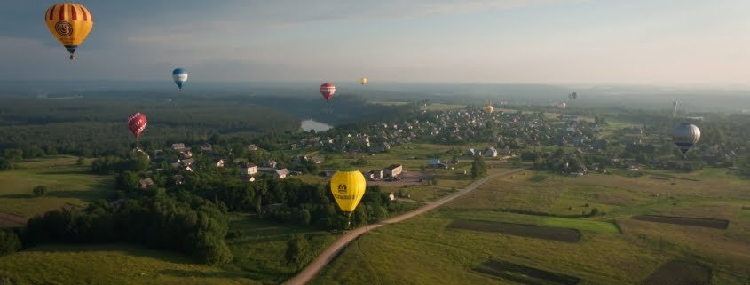 Karšto oro balionai virš Birštono